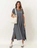 Vestido Aretha Chumbo