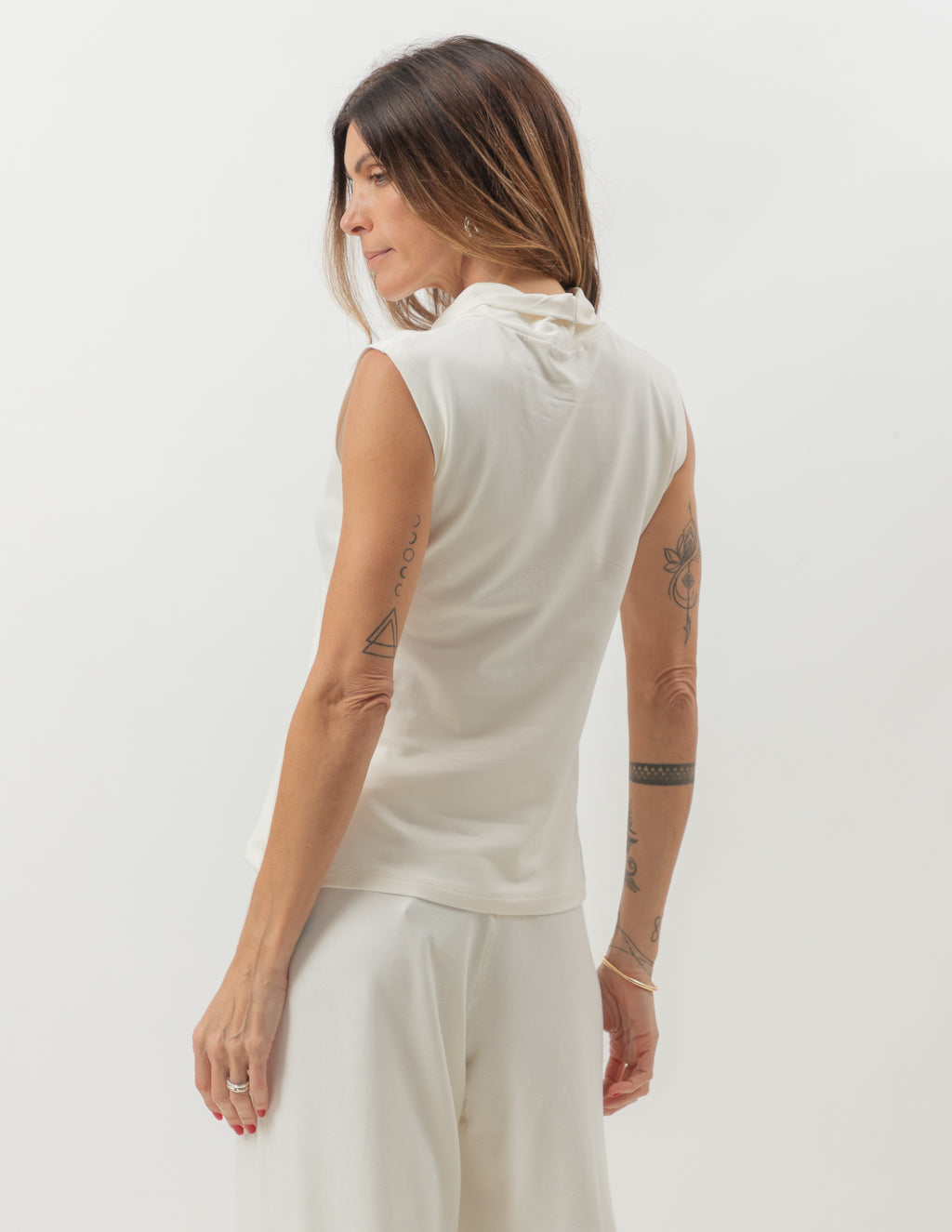 Blusa Regata Barbara Off White