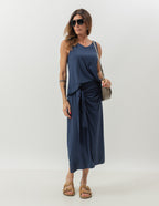 Conjunto Grecia Azul Marinho
