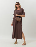Vestido Pérola Marrom