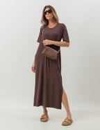 Vestido Pérola Marrom