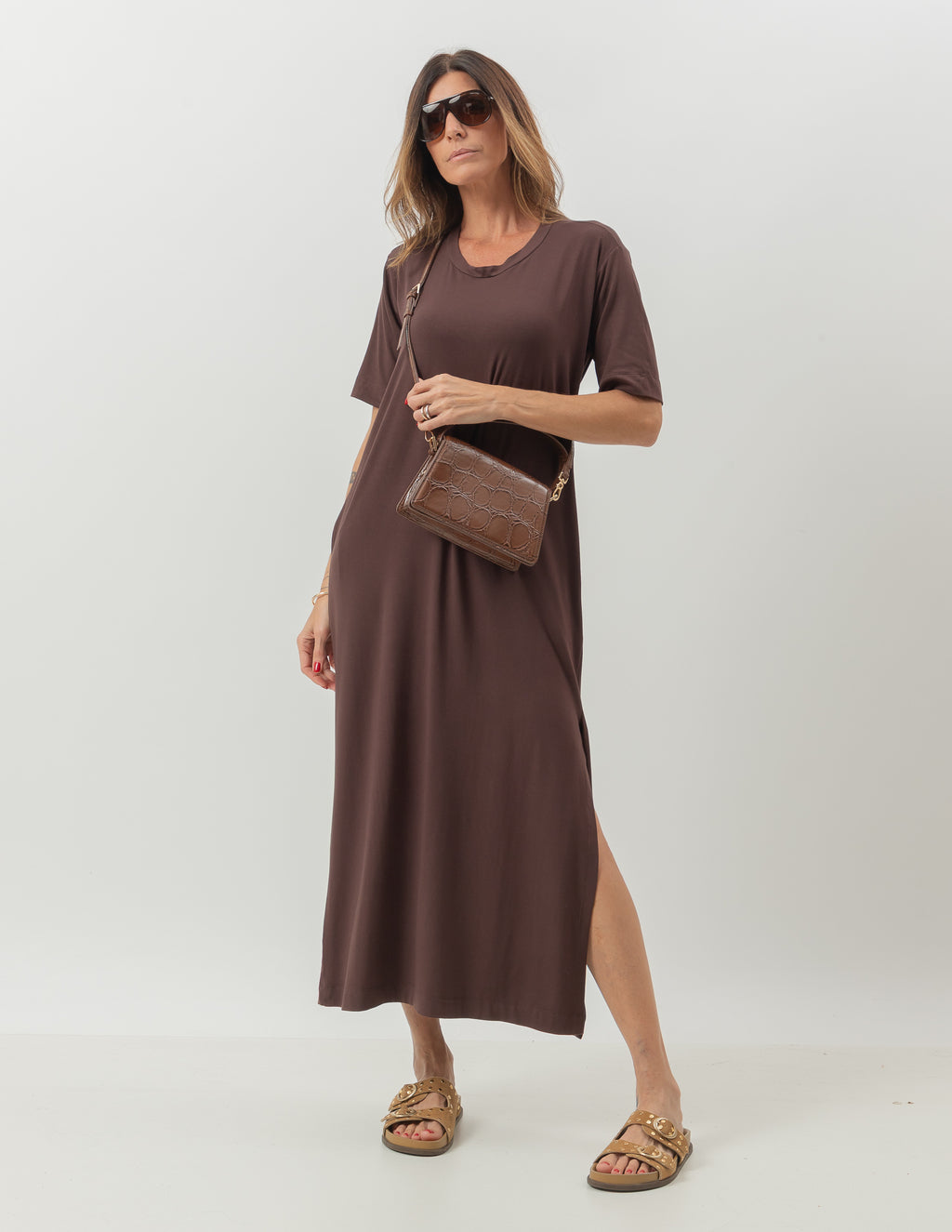Vestido Pérola Marrom