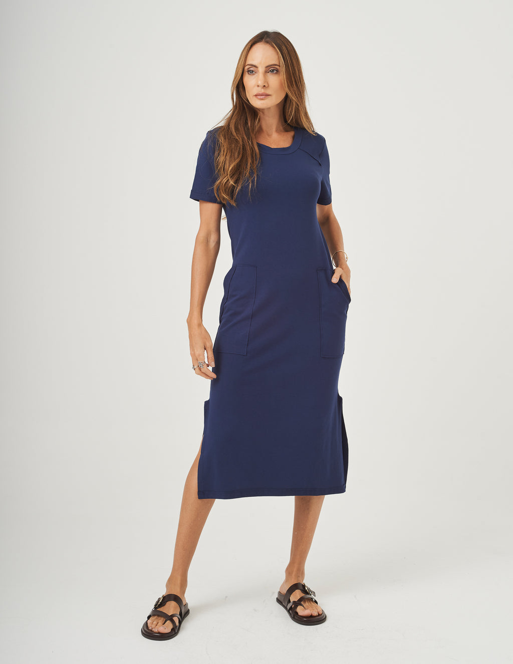 Vestido Jade Azul Marinho