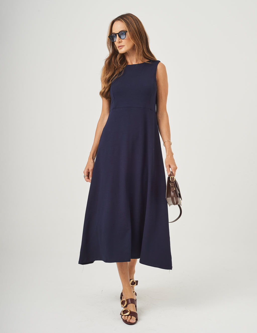 Vestido Naomi Azul Marinho