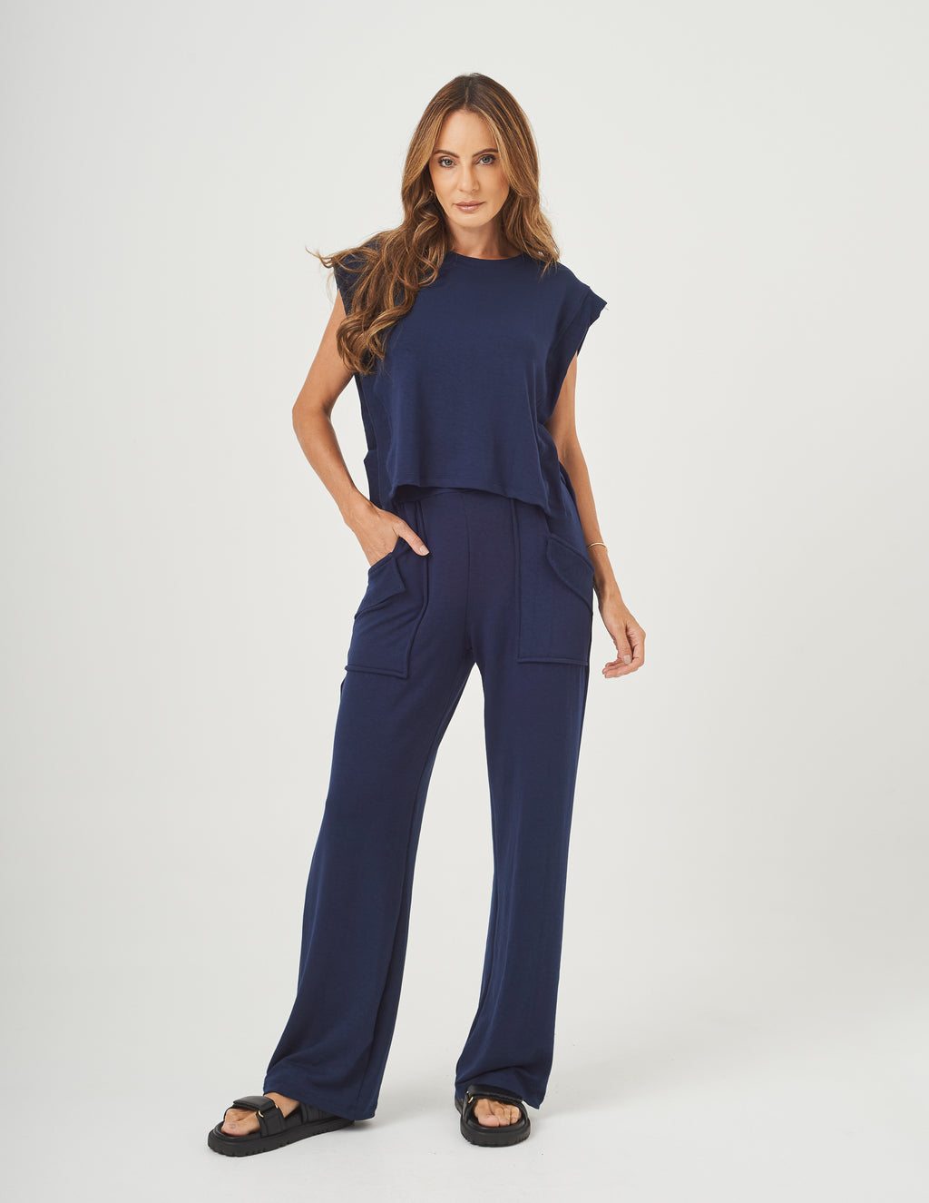 Conjunto Cleo Azul Marinho