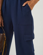 Calça Cargo Safira Azul Marinho
