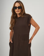 Vestido Desconstruído Jordana Marrom
