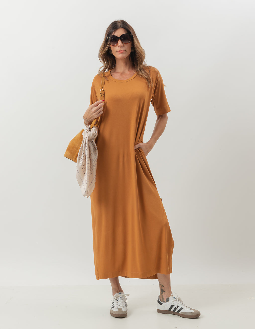 Vestido Pérola Caramelo