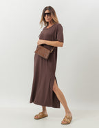 Vestido Pérola Marrom