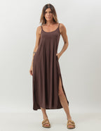 Vestido Luciana Marrom