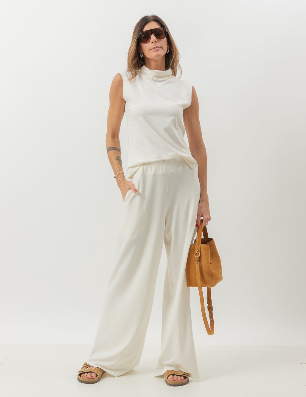 Blusa Regata Barbara Off White