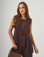 Conjunto Florence Marrom