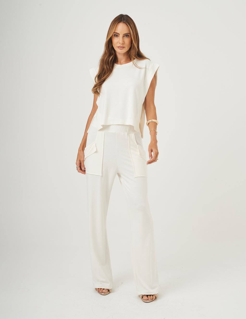 Conjunto Cleo Off White