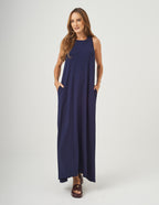 Vestido Nadador Santorini Azul Marinho