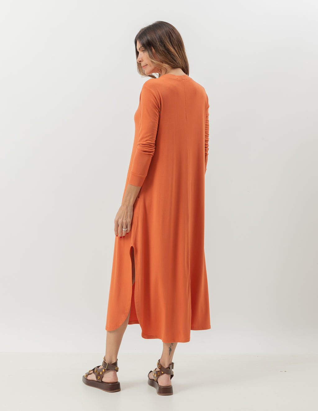 Vestido Longuete Roma Terracota