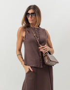 Conjunto Melanie Marrom
