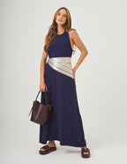 Vestido Nadador Santorini Azul Marinho