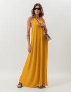 Vestido Nadador Santorini Mostarda