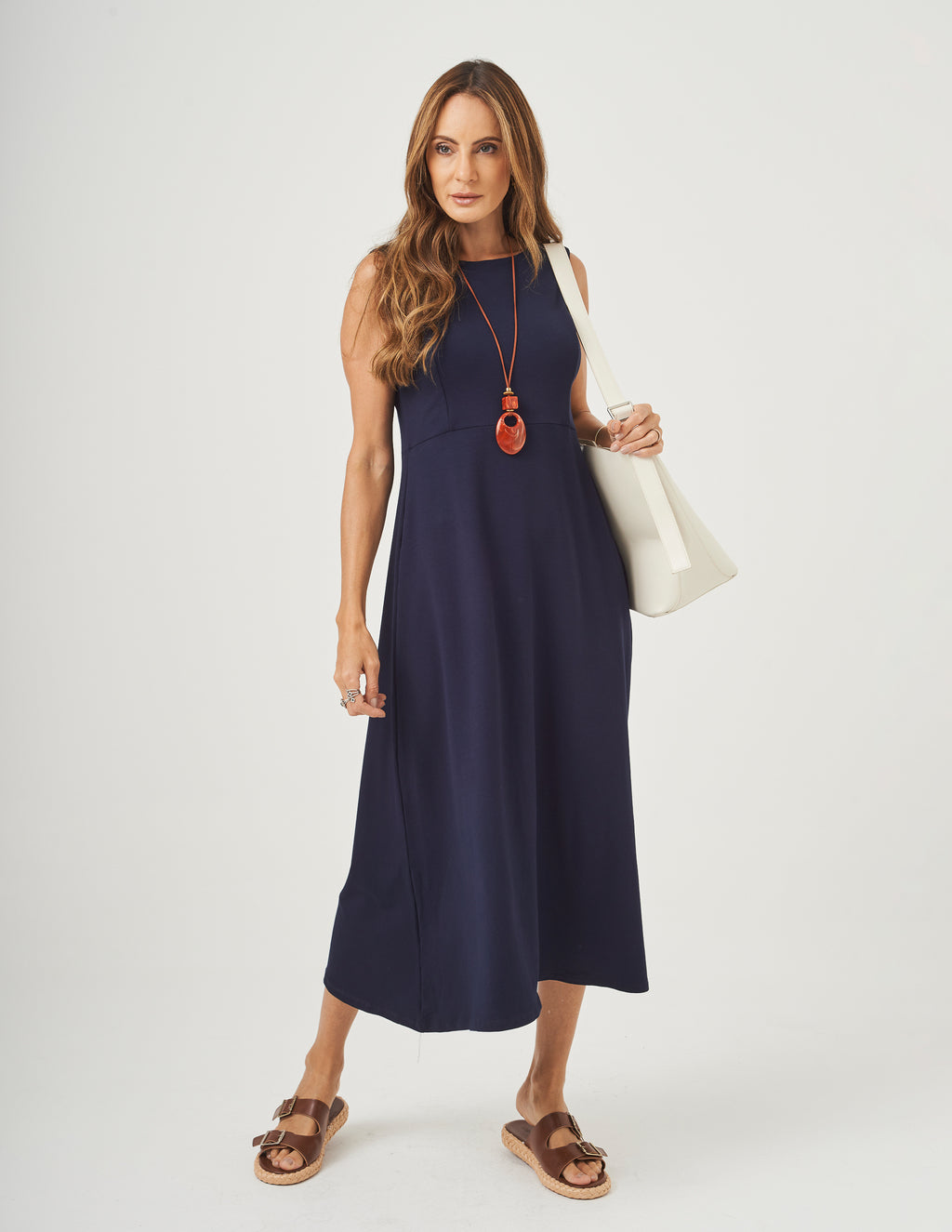 Vestido Naomi Azul Marinho
