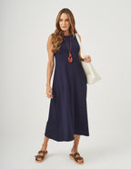 Vestido Naomi Azul Marinho