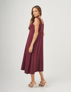 Vestido Naomi Malbec