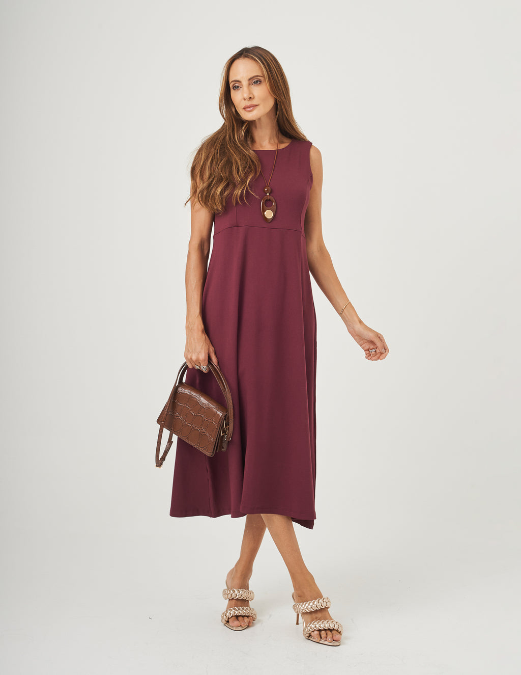 Vestido Naomi Malbec