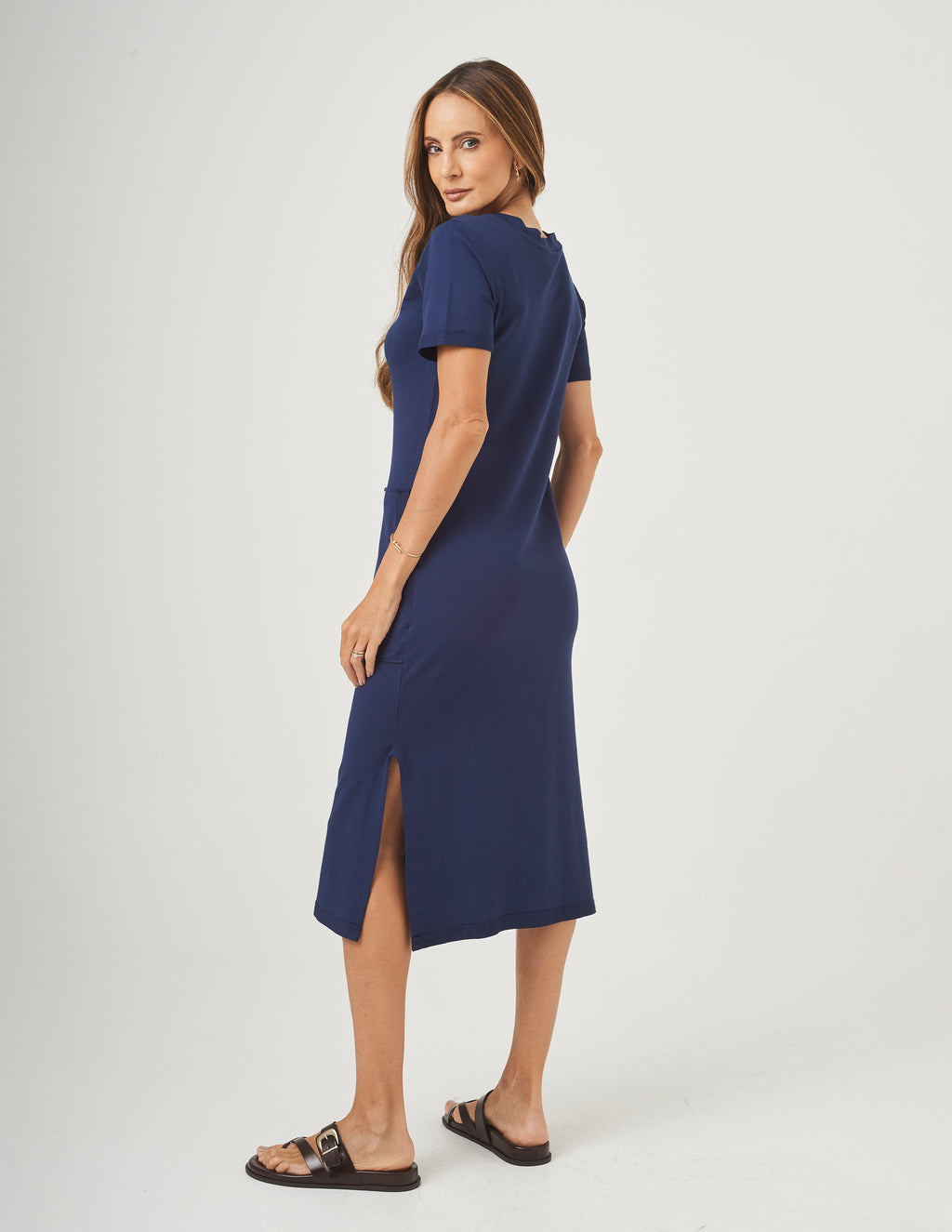 Vestido Jade Azul Marinho
