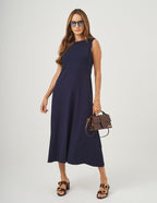 Vestido Naomi Azul Marinho