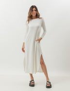 Vestido Longo Roma Off White