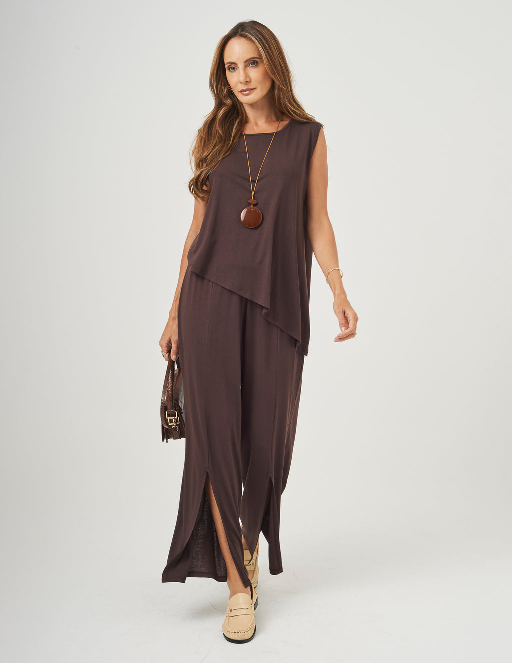 Conjunto Florence Marrom