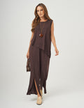 Conjunto Florence Marrom