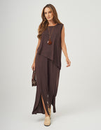 Conjunto Florence Marrom