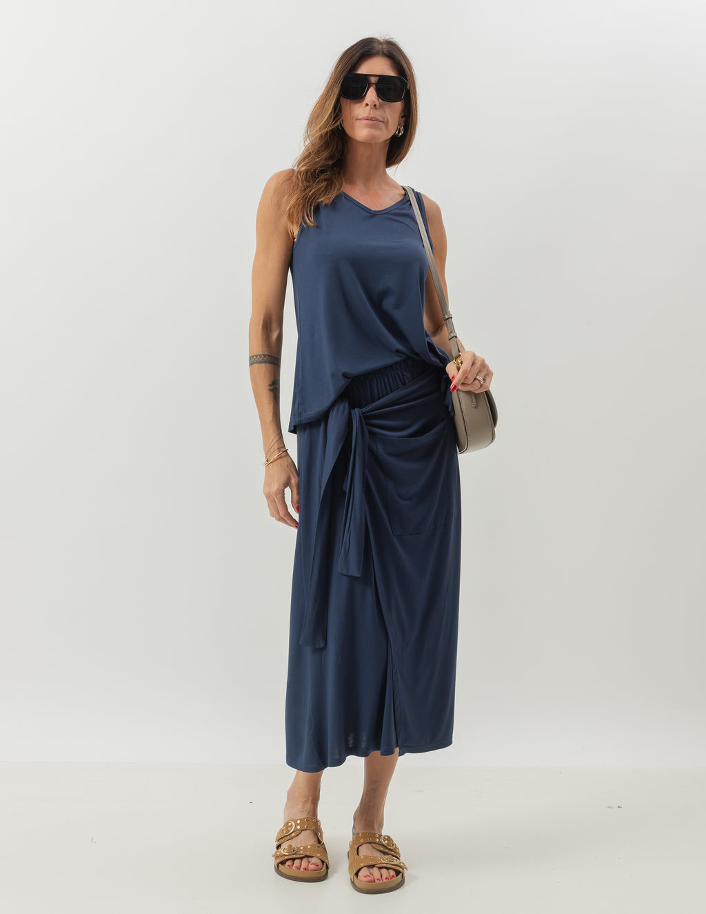 Conjunto Grecia Azul Marinho