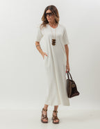 Vestido Pérola Off White