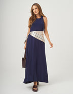 Vestido Nadador Santorini Azul Marinho