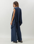CONJUNTO KIMONO AZUL MARINHO