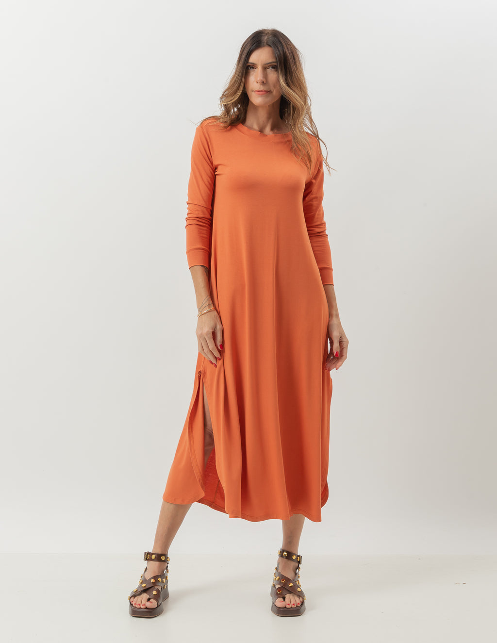 Vestido Longuete Roma Terracota