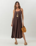 Vestido Luciana Marrom