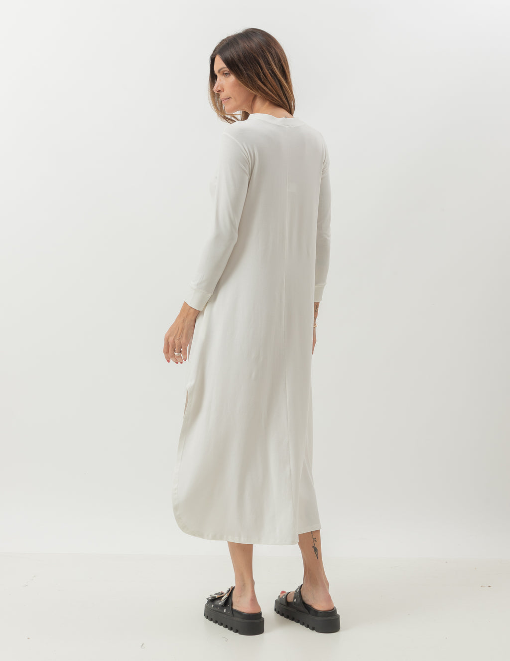 Vestido Longuete Roma Off White