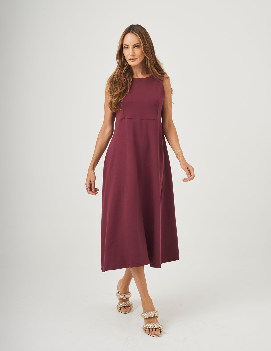 Vestido Naomi Malbec