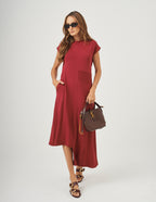 Vestido Desconstruído Jordana Bordô