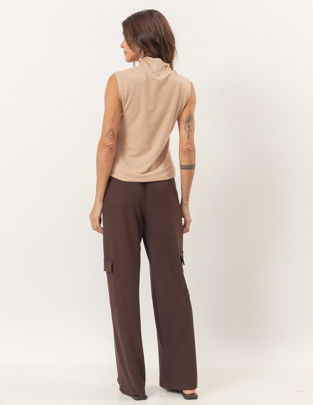 Calça Cargo Safira Marrom