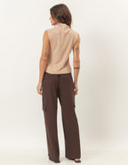 Calça Cargo Safira Marrom