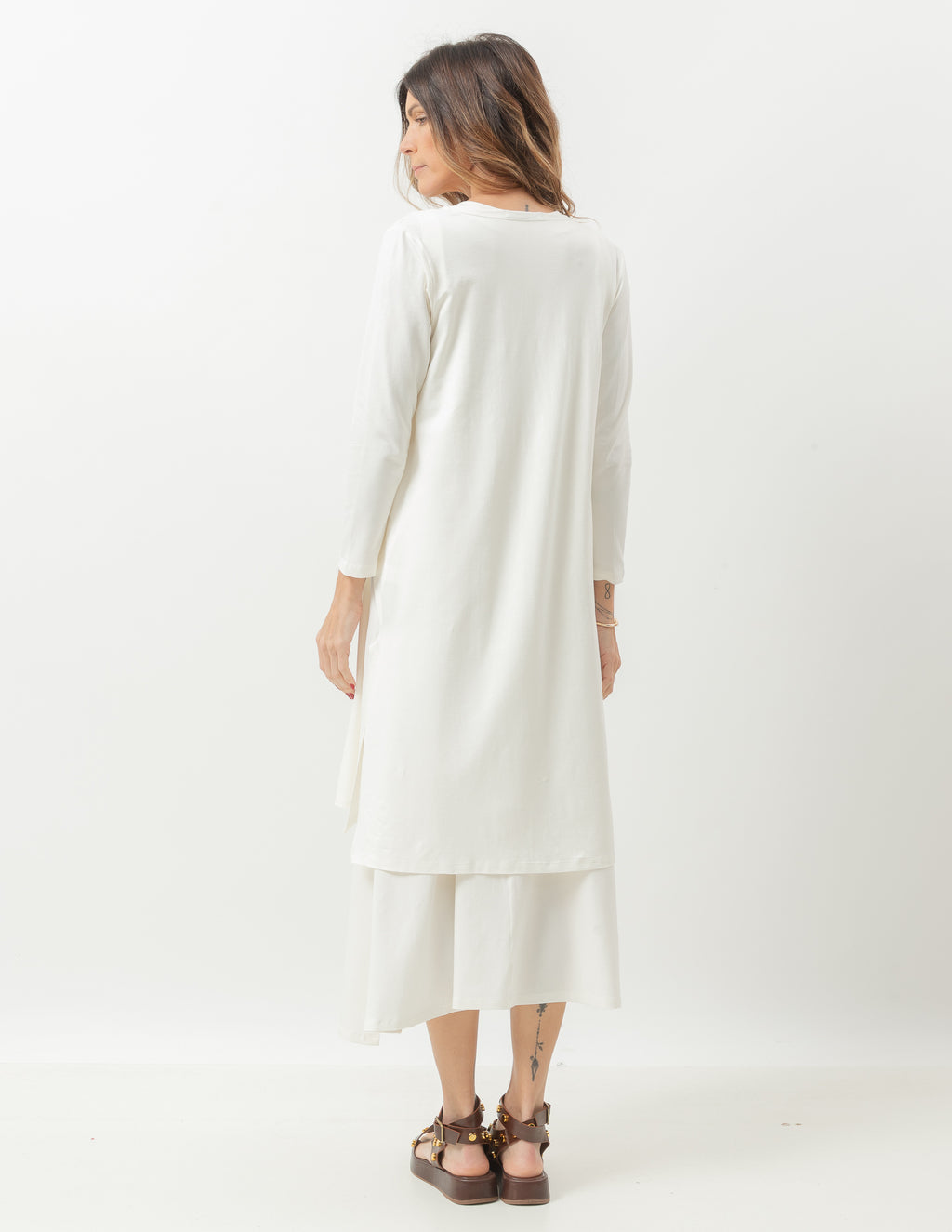 Conjunto Sophie Off White - Vestido e Cardigan