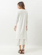 Conjunto Sophie Off White - Vestido e Cardigan