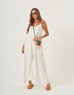 MACACÃO PANTALONA VERONICA OFF WHITE