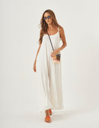 MACACÃO PANTALONA VERONICA OFF WHITE