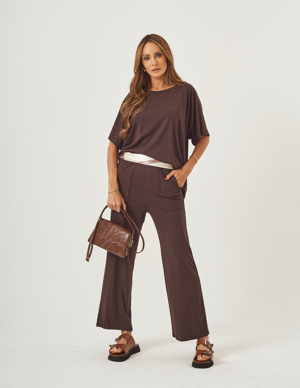 Conjunto Elisa Marrom