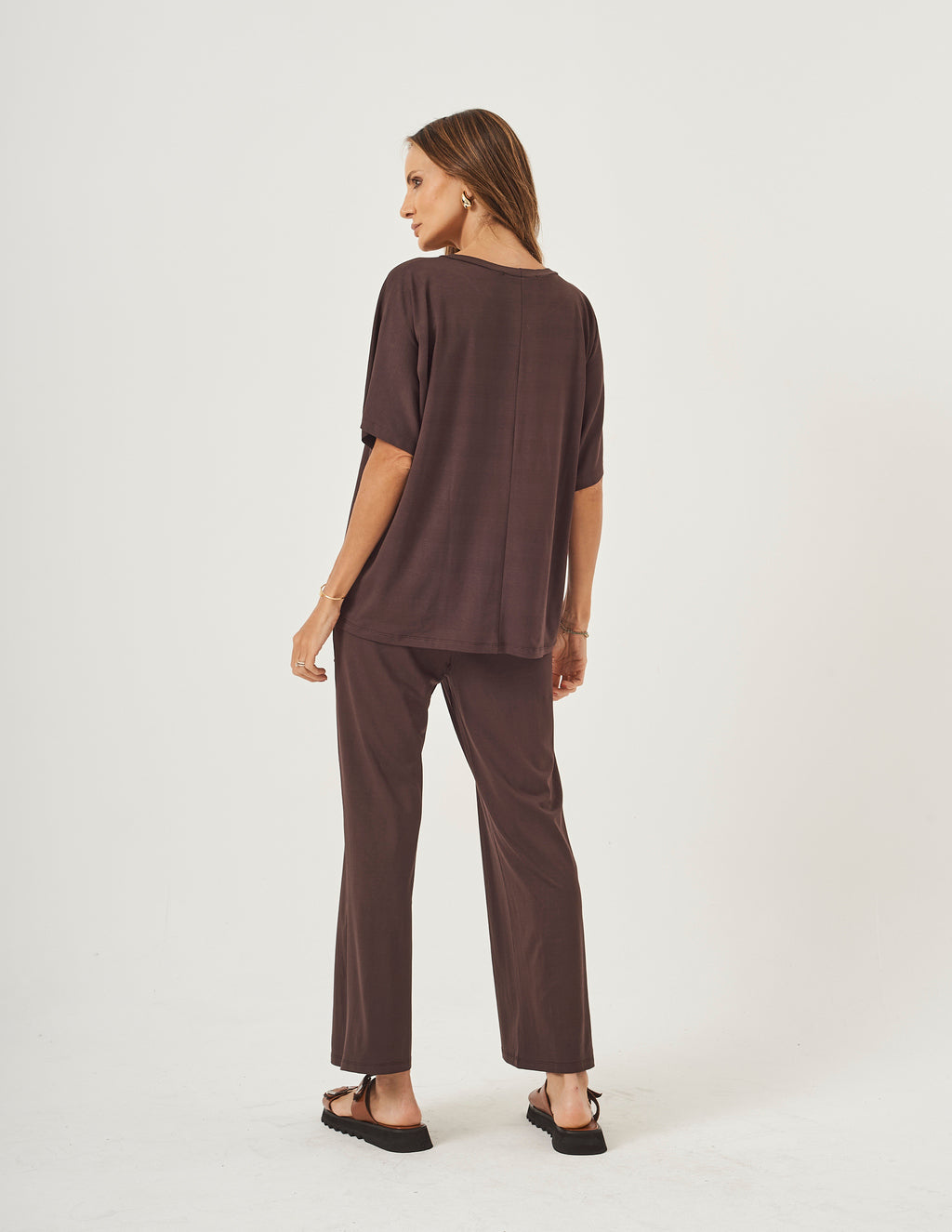 Conjunto Elisa Marrom