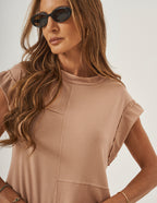 Vestido Desconstruído Jordana Bege